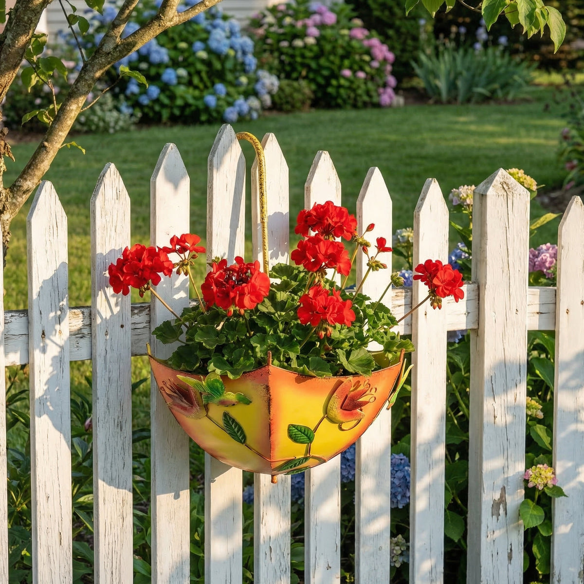 Umbrella-Shaped Wall Planter with Rotatable Handle & Drainage